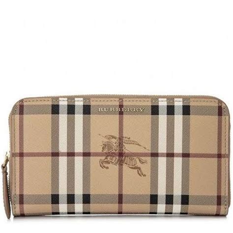 burberry mid camel haymarket wallet|Burberry wallet money clip.